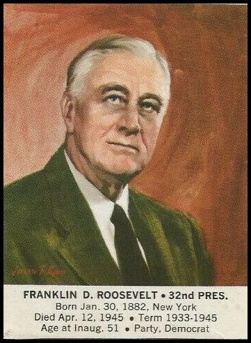 32 Franklin D. Roosevelt